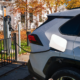 EV Plugged into Charging Station